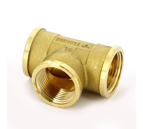 Тройник латунный Tiemme 3/4 ВР 1500009