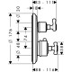Термостат для душа Axor Montreux 16800000