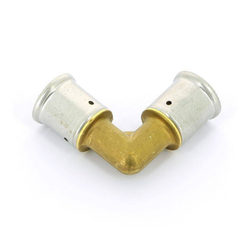 Угол пресс Henco 26x26 мм латунь 1P-2626