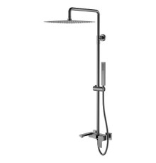 Душевая стойка Boheme Qubic оружейная сталь 478-GM