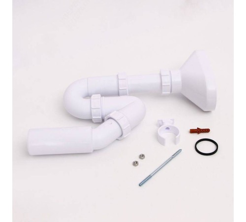 Сифон McAlpine трубный P/S-образный 1 1/2 x 40 мм для разрыва потока с воронкой HC8-FUN