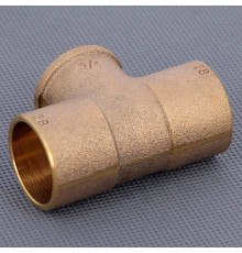 Тройник бронзовый под пайку Viega 28х3/4 ВР 112035