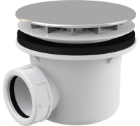 Сифон для душевого поддона Alca Plast A49CR хромированный A49CR