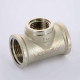 Тройник резьбовой Uni-Fitt 3/4x1/2x3/4 ВВВ никелированный 615N3230