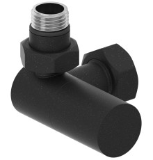 Вентиль регулировки температуры Сунержа 3D левый НР G 1/2 - НГ G 3/4 темный титан муар матовый 15-1402-1234