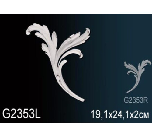 Декоративный элемент Perfect из полиуретана G2353L