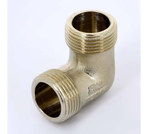 Угольник резьбовой Uni-Fitt 3/4 Н-Н никелированный 613N3300