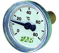 Термометр FAR FA 2651 40 мм 80 °C зонд 36 мм 3/8 торцевой FA 2651