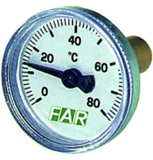 Термометр FAR FA 2651 40 мм 80 °C зонд 36 мм 3/8 торцевой FA 2651