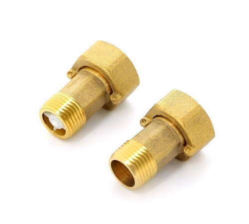 Комплект разъемных соединений Итэлма 3/4 x 1/2 дюйма с обратным клапаном IKS15.R012