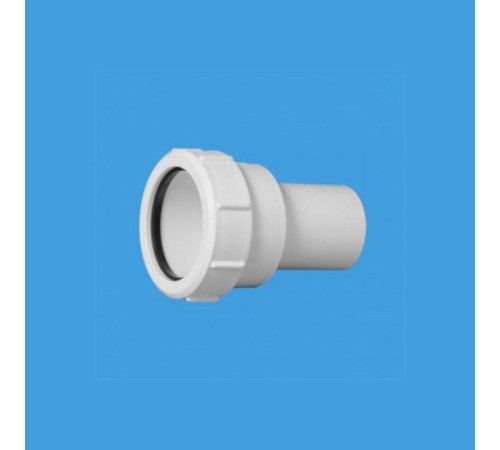Переходник компрессионный McAlpine 40х50 мм пластиковый 40X50-WH