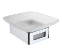 Мыльница подвесная Boheme Q квадратная хром 10943-CR