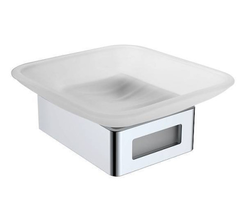 Мыльница подвесная Boheme Q квадратная хром 10943-CR