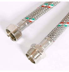 Гибкая подводка для воды Uni-Fitt 1/2 НВ 150 см нержавеющая сталь 501S2015