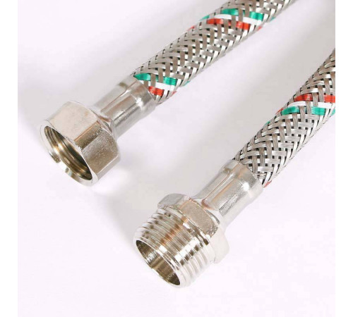 Гибкая подводка для воды Uni-Fitt 1/2 НВ 150 см нержавеющая сталь 501S2015