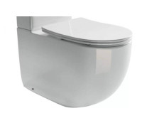 Унитаз приставной Ceramica Nova Metropol Rimless с сиденьем белый CN4001-B