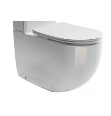 Унитаз приставной Ceramica Nova Metropol Rimless с сиденьем белый CN4001-B