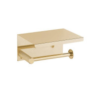 Держатель для туалетной бумаги подвесной Boheme Uno золото 10971-G