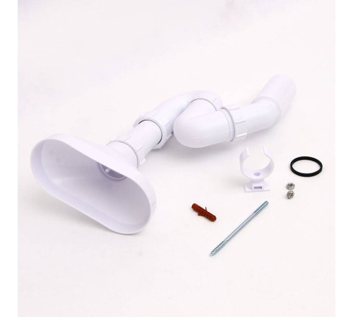 Сифон McAlpine трубный P/S-образный 1 1/2 x 40 мм для разрыва потока с воронкой HC8-FUN