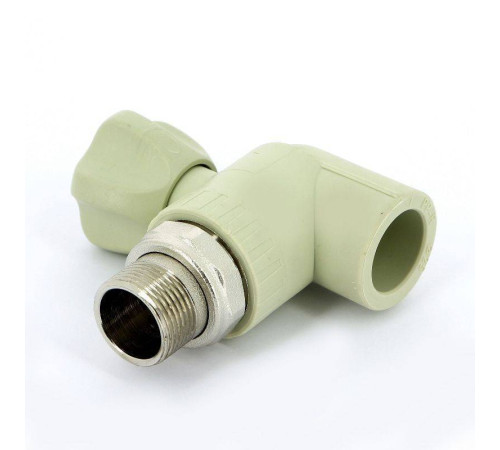 Кран для радиаторов шаровой FV-PLAST угловой сварка-НР с разъемным соединением 25x3/4 A315025000