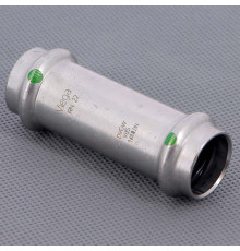 Муфта надвижная пресс Viega Sanpress Inox нержавеющая сталь 22 мм 436391