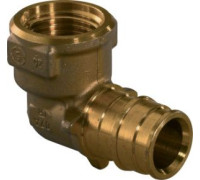 Угольник Uponor Q&E 90° с внутренней резьбой 20-Rp 3/4 латунь 1023025