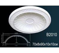 Купол потолочный Perfect B2010 полиуретан B2010
