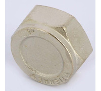 Заглушка латунная никелированная с внутренней резьбой Tiemme 1 1500247