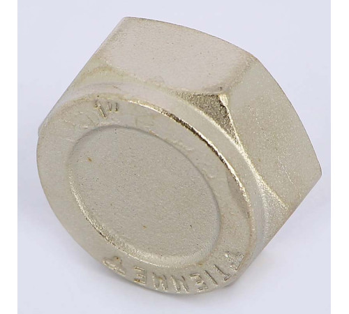 Заглушка латунная никелированная с внутренней резьбой Tiemme 1 1500247