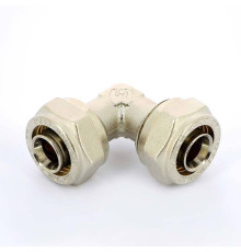 Угол обжимной Uni-Fitt 20 мм никелированный 663N7700