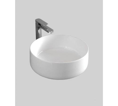 Раковина накладная Artceram Cognac 420x420 мм круглая белый глянцевый COL001 01 00