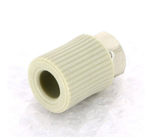 Муфта полипропиленовая FV-Plast с накидной гайкой и вварным патрубком 16x1/2 223016