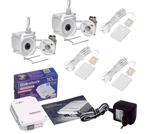 Система защиты от протечек Gidrolock Standard Wi-Fi Bugatti 3/4 11382