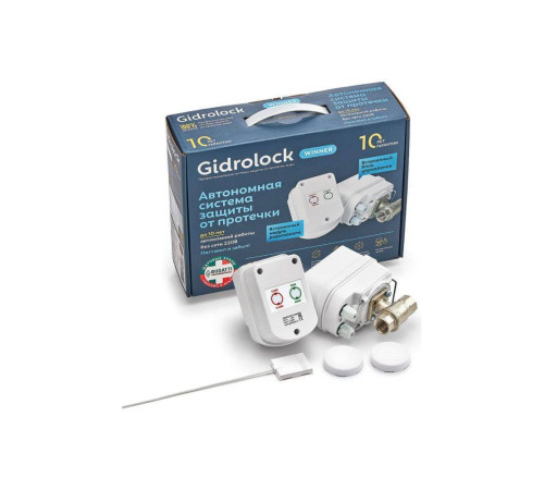 Система защиты от протечек Gidrolock Winner Radio Bugatti 1/2 31204021