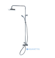 Душевая стойка со смесителем без излива Bravat Opal F9125183CP-A-RUS