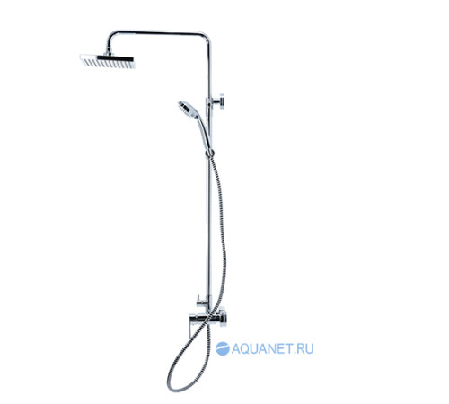 Душевая стойка со смесителем без излива Bravat Opal F9125183CP-A-RUS