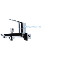 Смеситель для ванны Bravat Drop с коротким изливом и душевым набором F64898C-B