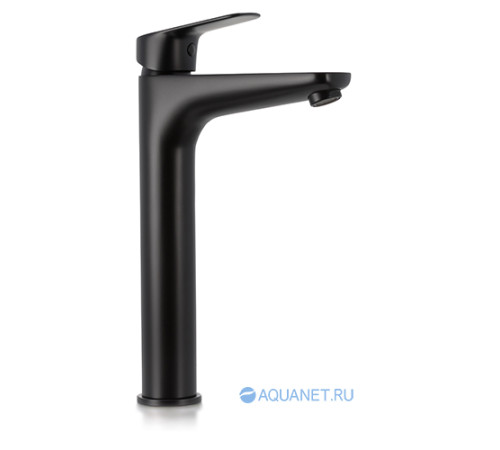 Смеситель для умывальника высокий Bravat Rhein черный матовый F1429564BW-A-ENG