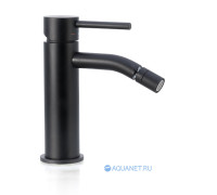 Смеситель для биде Paffoni Light с донным клапаном 1 1/4 черный матовый LIG135NO