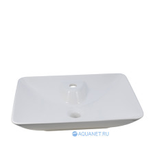 Раковина накладная Allen Brau FANTASY Y 525x395 мм с отверстием белая 4.11015.20