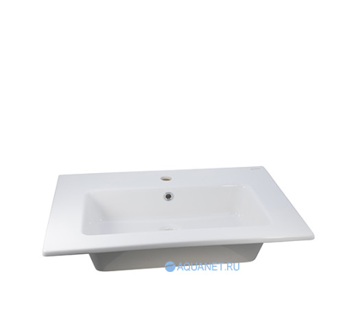 Раковина накладная Allen Brau FANTASY Flat 915x465 мм с переливом белая 4.11013.20