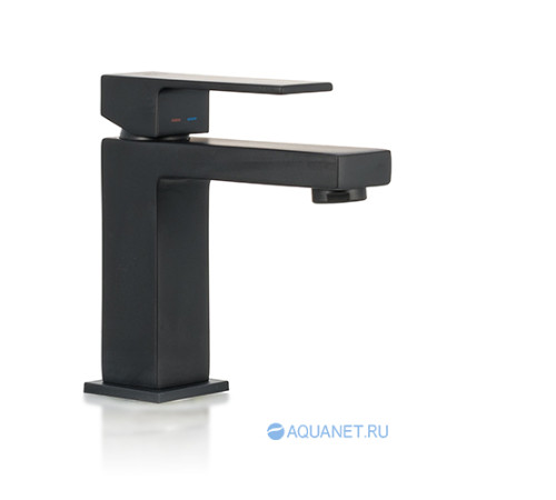 Смеситель для раковины Paffoni ELLE без донного клапана черный матовый EL071NO