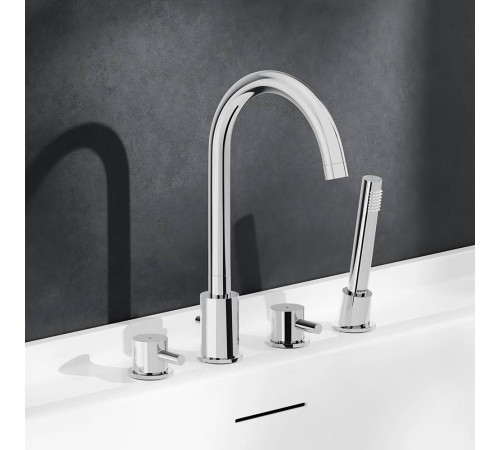 Смеситель на борт ванны Damixa Scandinavian Pure четырехсекционный 360400000