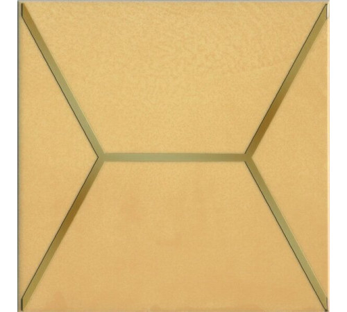 Декор Kerama Marazzi Витраж желтый 15х15 см OP\B181\17064