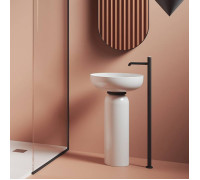 Раковина на пьедестале Artceram Jolie 50 см белый матовый/черный ACA073 17