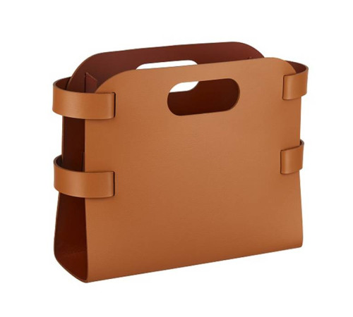 Журнальница ADJ размер 16x36x25 см коньяк/бордо 9868.09/30