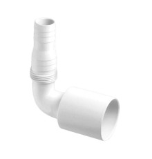 Адаптер McAlpine угловой 90° для слива бытовой техники 32 мм белый MRWMF32-90