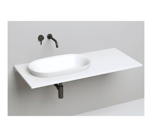 Раковина накладная Salini Marea 64.5х38.7х16 см S-Stone белый матовый 1802201M