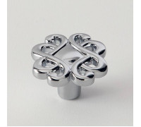 Ручка-кнопка мебельная EBAN Riflesso хром FACRFPO--CR