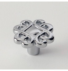 Ручка-кнопка мебельная EBAN Riflesso хром FACRFPO--CR